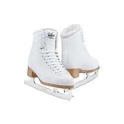 Jackson Ultima Jackson Classic Softskate Pattini di Figura per Donne e Ragazze in Bianco | Pattini da Ghiaccio di qualità olimpionica | da Donna Taglia 4.0 | JC380.FL.040
