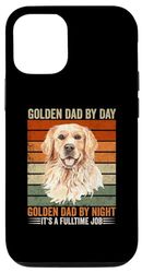 Carcasa para iPhone 14 Golden Dad By Day Golden Dad By Night Es un trabajo de tiempo completo