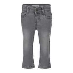 Koko Noko Uitlopende grijze jeans voor meisjes, Grijze jeans, 86 cm