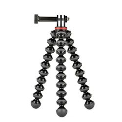JOBY GorillaPod 500 Action, Mini Treppiede Flessibile con Attacco a Snodo per GoPro, 360° e Altre Action Camera, Portata Max 500 g, JB01516-BWW