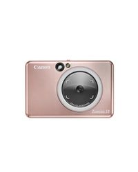 Canon Zoemini S2 Cámara Instantánea con Impresora Fotográfica de 8 MP – con Espejo, Anillo de Luz y Papel Fotográfico Zink Adhesivo (Oro Rosa)