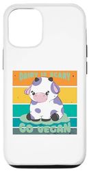 Carcasa para iPhone 15 Hazte vegano Vegetariano a base de plantas Love Planet