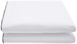 Designers Guild - Astor Drap plat Percale de Coton Graphite 270 x 300 cm