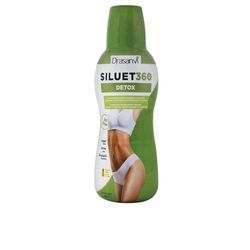 Drasanvi SILUET 360 Jarabe Detox con Extracto seco de Avena, Alcachofa, Rhodiola, Ulmaria, Té Rojo, Promueve la desintoxicación del cuerpo, Enriquecido con vitaminas del grupo B, 600 ml, Sabor piña