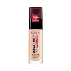 L'Oréal Paris - Fond de Teint Fluide Infaillible 24h Fresh Wear - Tous Types de Peaux - Teint: Ivoire (20) - 30 ml (a apresentação do produto pode variar)
