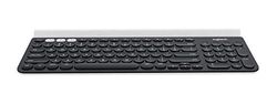 Logitech K780 Multi-Device Wireless Keyboard, QWERTY Italian Layout - Dark Grey/White