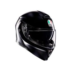 AGV Streetmodular ECE 22-06 Mono, Modular Helmet, Flip Up Motorcycle Helmet ECE 22-06 P/J With Sun Visor, Matt Black, XL