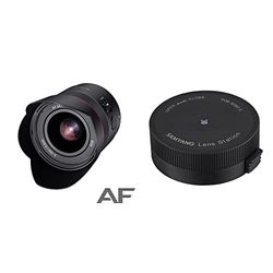 Samyang Objetivo AF 24 mm F1.8 Sony FE Tiny para ASTROFOTOGRAFIA + SA7031 Dispositivo Lens Station para Objetivos AF Color Negro
