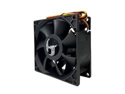 Bgears b-Blaster - Ventola CC con 2 cuscinetti a sfera, 90 x 38 mm, 4500 giri/min, con eccellente flusso d'aria fino a 108 CFM, colore: Nero