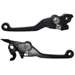 ACCOSSATO Paire de leviers noirs pour Ktm 150 SX/XC de 2009 à 2013 (CC 150)