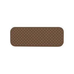 MSV Premium Douchemat, Badmat, Antibacterieel, Antislip Met Zuignappen, Bruin, Geurend Naar Rozen, Ca. 36 x 97 cm, Wasbaar Op 60 Graden