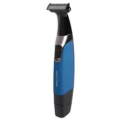 ProfiCare PC-BHT 3074 Elektrische Body Hair Trimmer, neushaartrimmer, oorhaartrimmer, shaver, 2-in-1 trimmer/styler/scheerapparaat en neus-/oorhaarverwijderaar, voor nat en droog gebruik, blauw/zwart