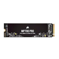 CORSAIR MP700 PRO 4 TB M.2 PCIe Gen5 x4 NVMe 2.0 SSD - M.2 2280 - Upp till 12 400 MB/Sek Sekventiell Läsning - High-Density TLC NAND - Svart