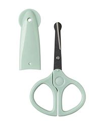 Rotho Babydesign nagelsax med skyddande mössa, för att skära baby naglar, från 0 månader, svensk grön, 20449026601
