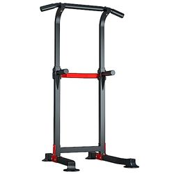 EASY BIG Power Tower Dip Station Pull Up Bar - Multifunctioneel Home Gym Apparatuur met Verstelbare Hoogte en Antislip Voetkussens - Capaciteit 150 kg