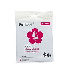 Petface - Sacchetti profumati per cagnolini al gelsomino, confezione da 50