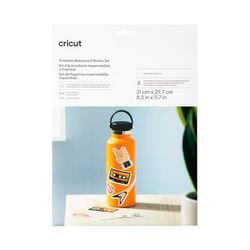 Cricut™ Set di adesivi impermeabili stampabili, formato A4 (6 ct)