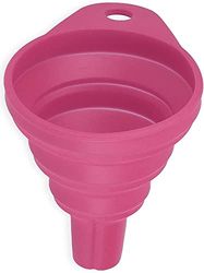 Lot d'entonnoirs pliables en silicone - Facile à ranger - Entonnoir pour la cuisine - Entonnoir pliable rond et carré - Qualité alimentaire - Sans BPA - Passe au lave-vaisselle - 1 pièce de 6,9 cm