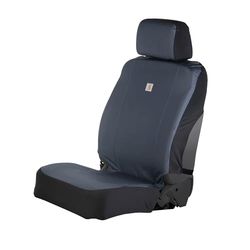 Carhartt Fundas de Asiento universales de Lona de Nailon Ajustadas, protección de Asiento Duradera con Protector de Lluvia, Piedra Azul