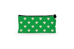 Bonamaison, Estuche de Lona con Cremallera para lápices, con impresión Digital, para Escuela, Bolsa de Lona para niños, niñas, 100% algodón, Unisex, 1 Unidad, 21 x 12 cm