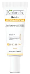 Bielenda Dr Medica Crema calmante sobrepigmentación con SPF 50 para el día, 50 ml