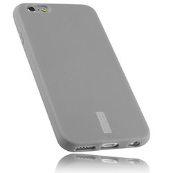mumbi skal kompatibelt med iPhone 6/6S mobiltelefon fodral mobilskal, medium grå med grå ränder