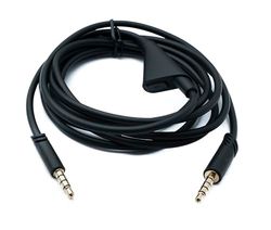 SYSTEM-S Audio-vervangingskabel 2 m AUX 3,5 mm jack met volumeregelaar voor Logitech G Astro A50 A40 A30 A20 A10 G233
