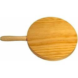 Multimarca 64874 Tabla de Cocina Madera Rojoonda con Mango 16Cm