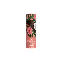 Orientana - Bálsamo Labial Natural Stick Coco Dulce | Vegano Hidratante Nutritivo | Manteca de Karité y Vitamina E | Hidratante Floral Ligero Orgánico | Tratamiento Labios Secos - 4,2g