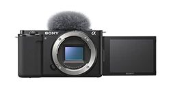 Sony Alpha ZV-E10 Camara vlog ECM-W2BT - MICR ofono inalambrico con conectividad Bluetooth GP-VPT2BT- Estabilizador para camaras