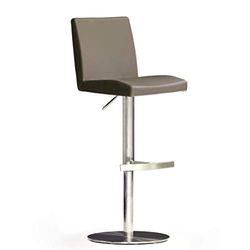 Robas Lund Silla de Bar Lo.PES, Acero Inoxidable, Cappuccino, 52 x 40 x 110 cm