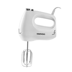 Daewoo Essentials Hand Mixer, 150W, 2 Whisk Attachments, 5 Speed Settings, Home Whisk For Home Baking