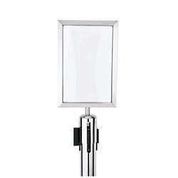 WAS 2114 004 - Soporte para carteles (acero inoxidable, DIN A4)