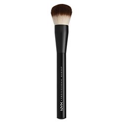 NYX PROFESSIONAL MAKEUP pincel para maquilhagem fluída para desfocar pro multi-purpose buffing rush 3 de fibra