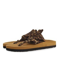 Gioseppo Women's CALENZANO Flip-Flop, Leopardo, 3 UK