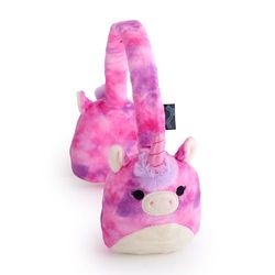 WONDEE - SQUISHMALLOWS Officiels Casque pour Enfants en Peluche Douce et Moelleuse - Cadeaux Originaux pour Filles et Garçons, Écouteurs Audio Enfant Bluetooth sans Fil pour Les Oreilles