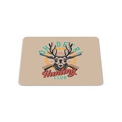 Bonamaison, Digital Print Rectangle Mouse Mat Non-slip Base for Office and Home, Size: 22x18cm