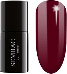 Semilac Vernis à ongles gels semi-permanents UV 404 Black Beans Muffin 7ml