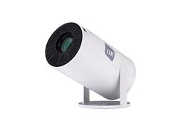 NK Mini Proyector Portátil - Resolución Full HD 1080P (Soporta 4K), Android, WiFi, Bluetooth, Mirror Link, Cristal 2.69" LCD, Altavoz Incorporado, HDMI y USB, Rotación 180°, (10'8 x 10'3 cm)