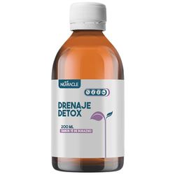Nutracle Drenante Detox Depurativo Diurético 200 ml para diluir (20 Días) - Anticelulítico Fuerte con Abedul, Té Verde, Angélica, Hinojo, Grosella Negra, Cola de Caballo y Arándano.