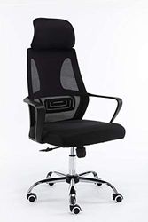 Topeshop FOTEL NIGEL CZERÅƒ office/computer chair Padded seat Mesh backrest