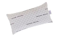 Todocama - Visco-elastisch kussen van carbon met 100% visco-elastische vlokken, stretchstof van carbon, gemiddelde tot hoge sterkte, alle maten verkrijgbaar, 75 cm