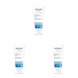 Weleda - Pasta de Dientes Salina, Cuidado 6 en 1, Limpia en Profundidad, Neutraliza los Ácidos Nocivos y Previene las Caries, Aliento Fresco,100% Natural, Sabor Menta Salada,Vegana, Sin Flúor - 75 ml
