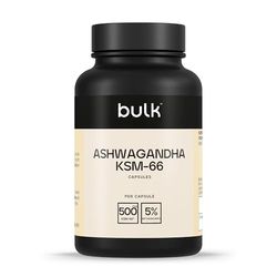 Bulk KSM-66 Ashwagandha – Cápsulas de 500 mg, 500 mg, 30 Cápsulas, 30 Dosis