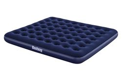 Bestway Colchón inflable Pavillo King | colchón inflable para interiores y exteriores, colchón inflable tamaño king flocado, que se infla rápidamente