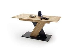 Robas Lund Tavolo da Pranzo in Legno Massiccio, Lxbxh 180x90x77 cm