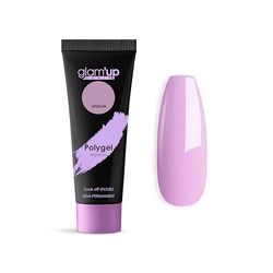 Glam'Up Paris - Poly Gel Semi-Permanent - Gel d'Extension en Tube - Gel de Construction Ongles UV - Art Design pour Ongles - Facile à Utiliser - Longue Durée - Parme Pastel