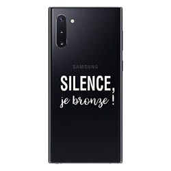 Zokko Beschermhoes voor Samsung Note 10 Silence Je Brons – zacht transparant inkt wit