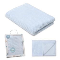 Interbaby Couverture pour Nouveau-né | Porcorn Extra Douce, Confortable et Chaude | Couverture pour bébé Mois 80 x 110 cm, Unisexe, pour berceaux, Landau
