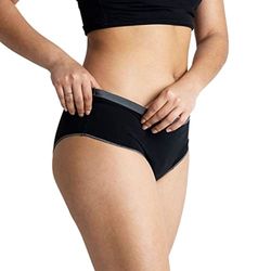 Menstrual Panties Black/Grey Full Flow 1/XS